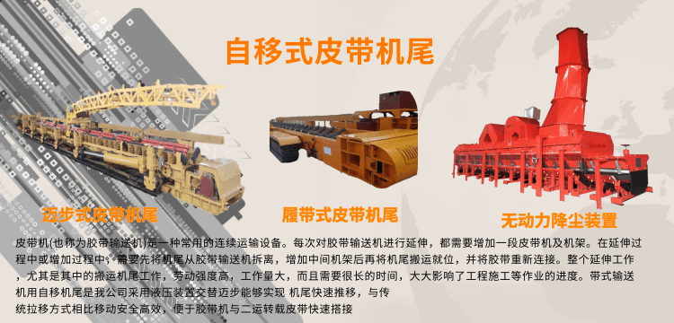 帶式輸送機(jī)邁步自移機(jī)尾裝置